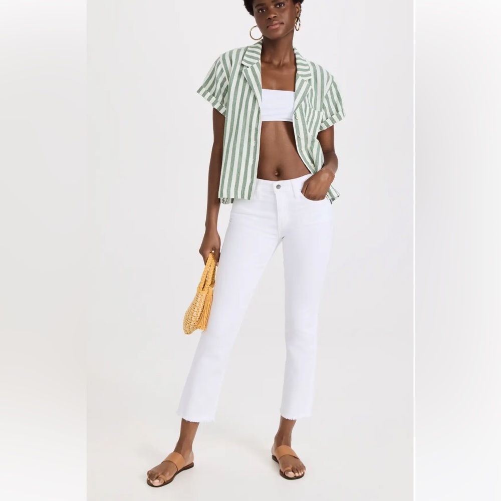 Joe’s White Ankle Denim Jeans